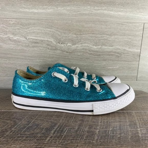 Converse Other - Girls Youth Converse All Star Glitter Sneaker